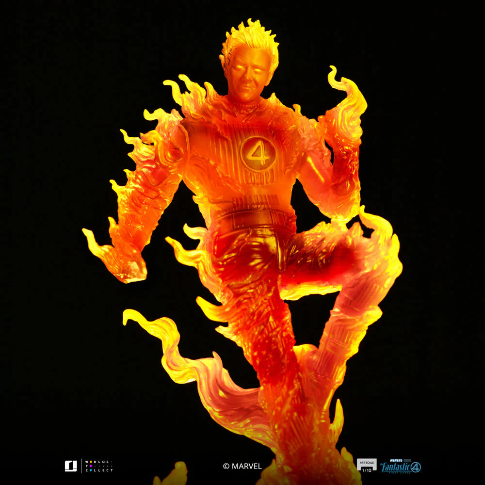 Statue Human Torch - The Fantastic Four: First Steps - Art Scale 1/10