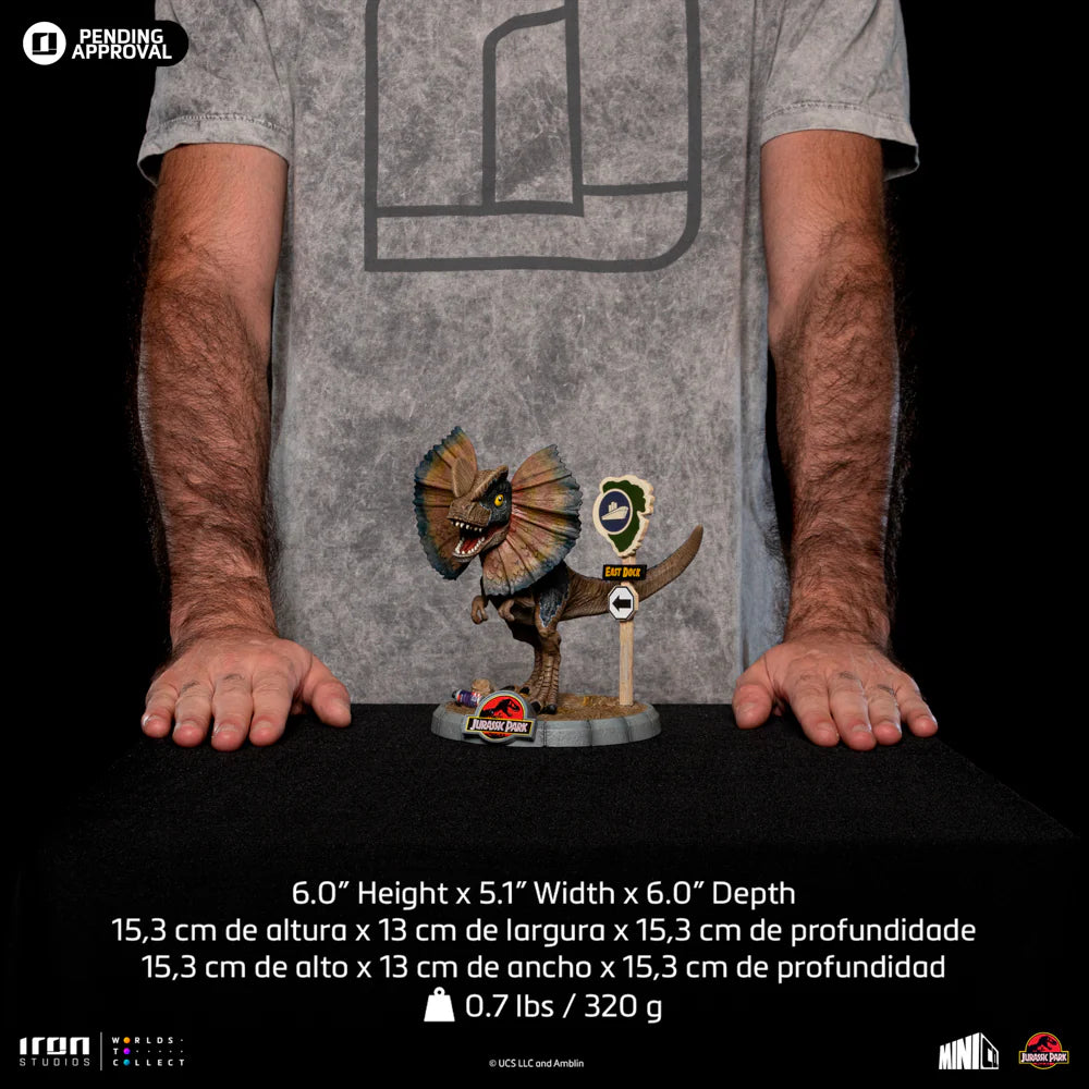 Iron Studios - Minico - Jurassic Park - Dilophosaurus