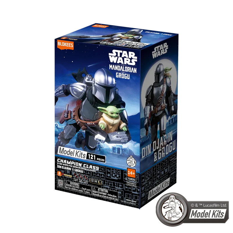 Stars Wars The Mandalorian & Grogu Champion Class 05 Din Djarin & Grogu