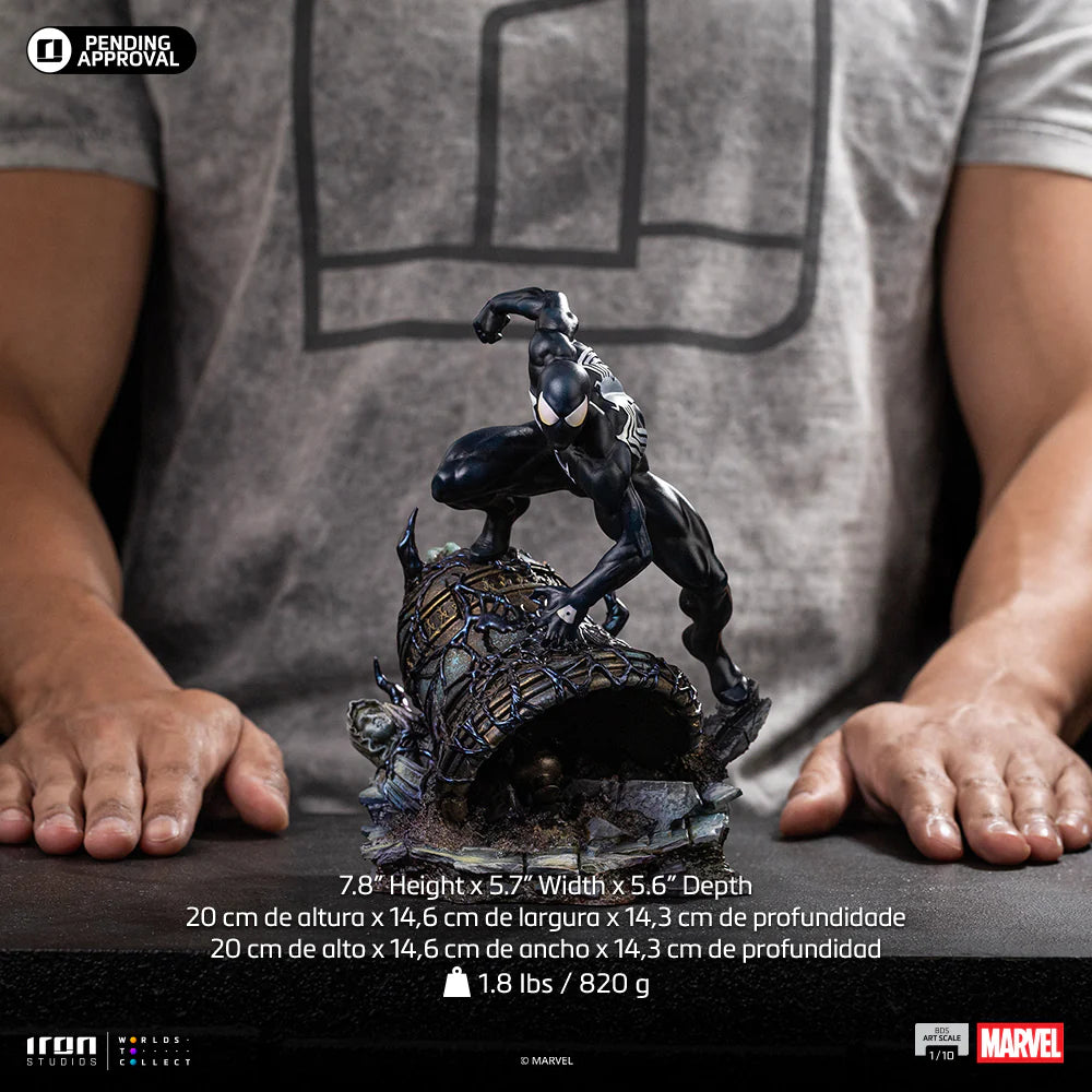 Spider-Man Black Costume - Marvel Comics Series 7 - Art Scale 1/10