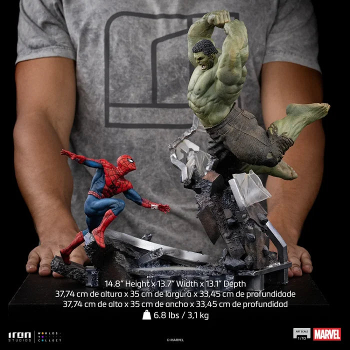 Spider Man Brand New Day Spider Man vs Hulk 1/10 Art Scale