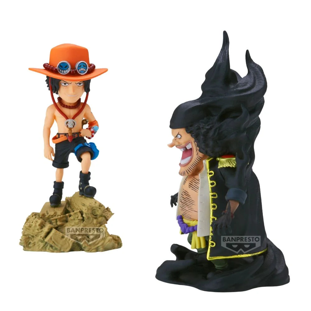 One Piece World Collectable Figur- Portgas D. Ace vs Marshall D. Teach