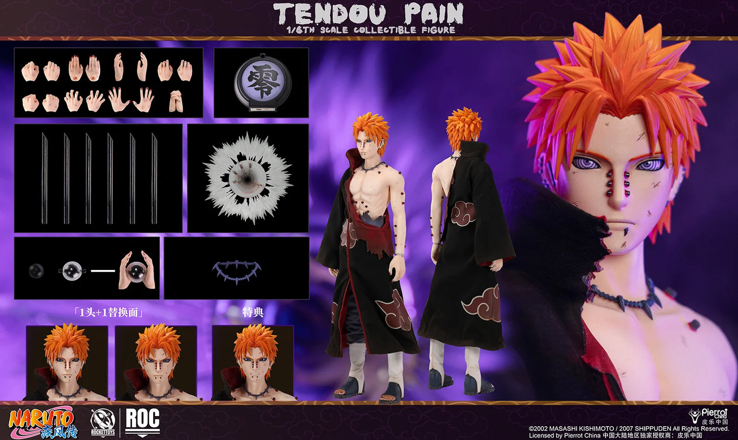 Naruto Shippuden Rocket Toys Pain Tendo Battle Damage