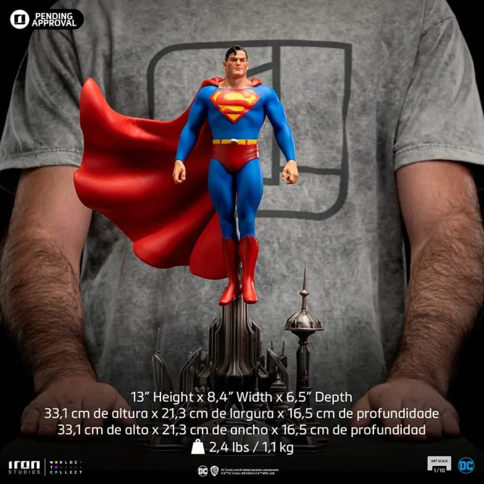 DC Superman Art Scale 1/10 Estatua exclusiva CCXP24