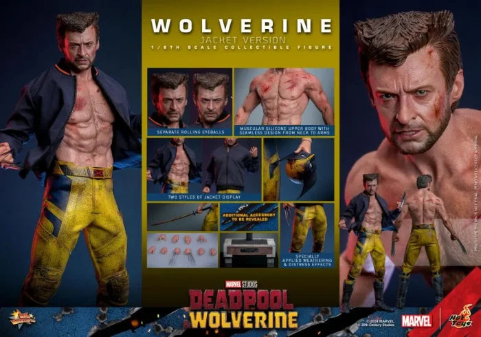 Deadpool y Wolverine MMS756 Wolverine Jacket Ver 1/6th Scale