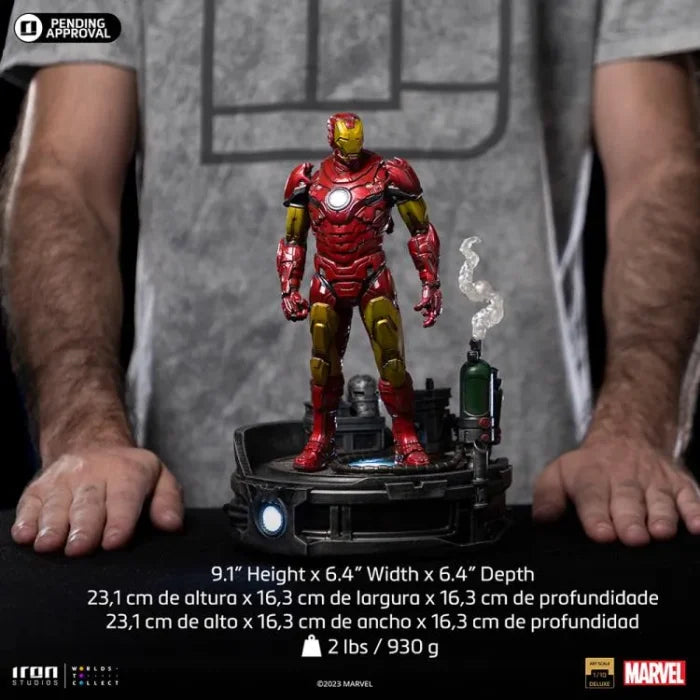 Iron Man Unleashed Iron Man Deluxe 1/10 Art Scale Limited Edition Statue