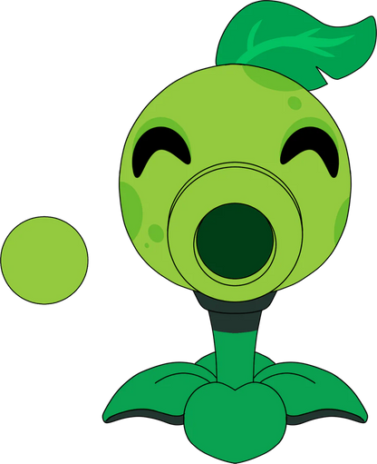 Plants vs. Zombies Peashooter Plush (9in)
