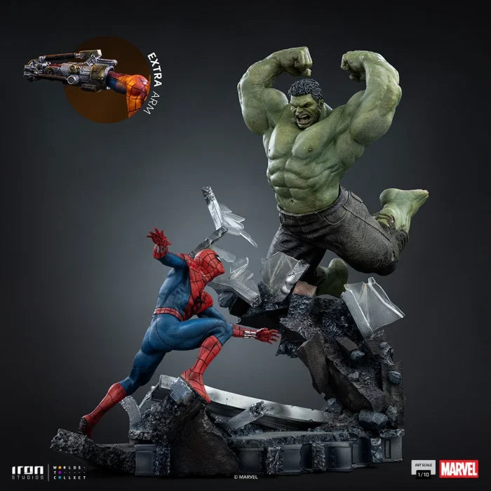 Spider Man Brand New Day Spider Man vs Hulk 1/10 Art Scale