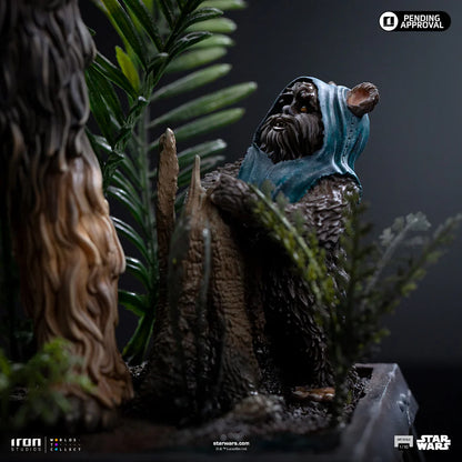Statue Chewbacca and Tokkat - Star Wars - Art Scale 1/10