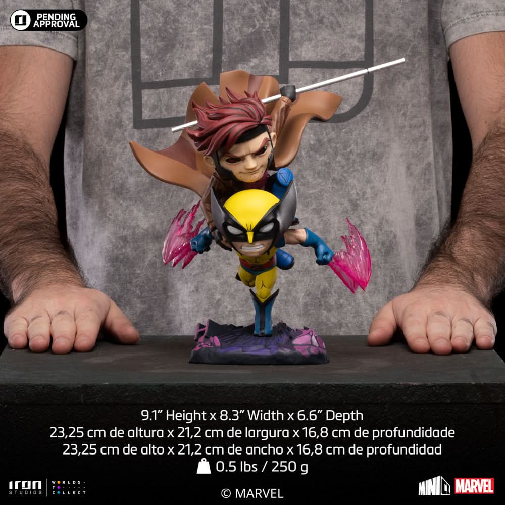 Iron Studios - MiniCo - X Men 97 - Wolverine & Gambit