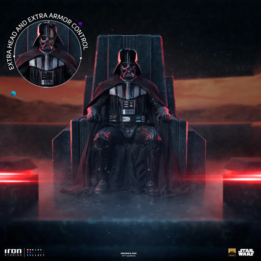 Star Wars Obi Wan Kenobi Darth Vader on Throne 1/10 Art Scale