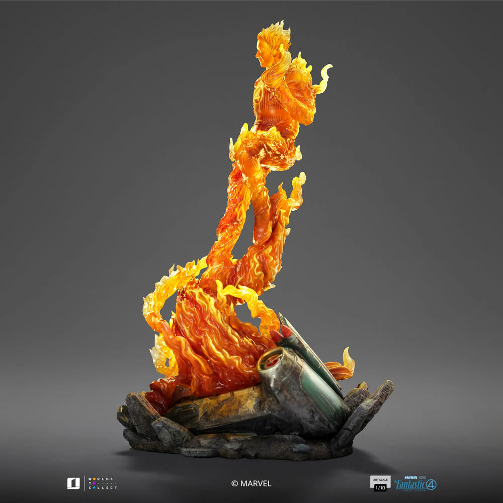 Statue Human Torch - The Fantastic Four: First Steps - Art Scale 1/10
