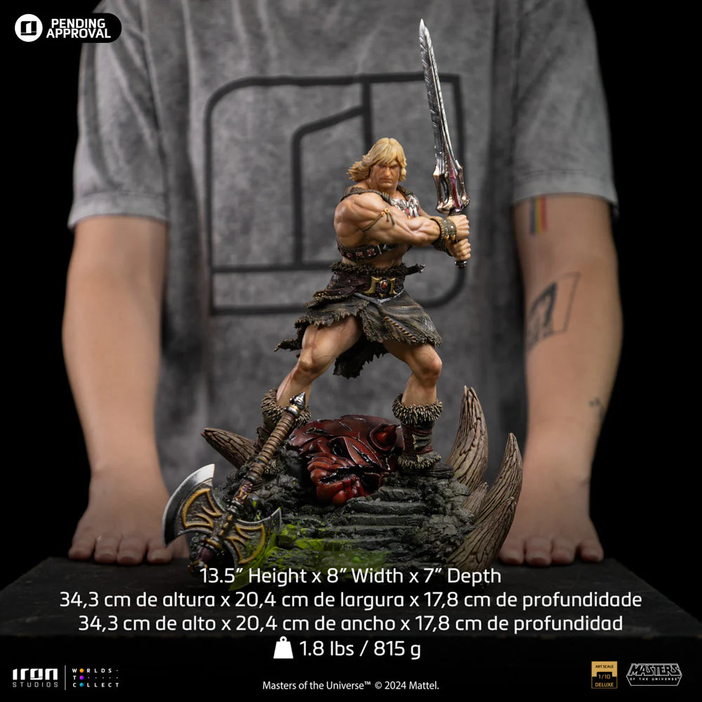Statue He-Man Unleashed - Masters of the Universe - Art Scale 1/10