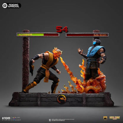 Statue Scorpion vs Sub-Zero- Mortal Kombat - Art Scale 1/10