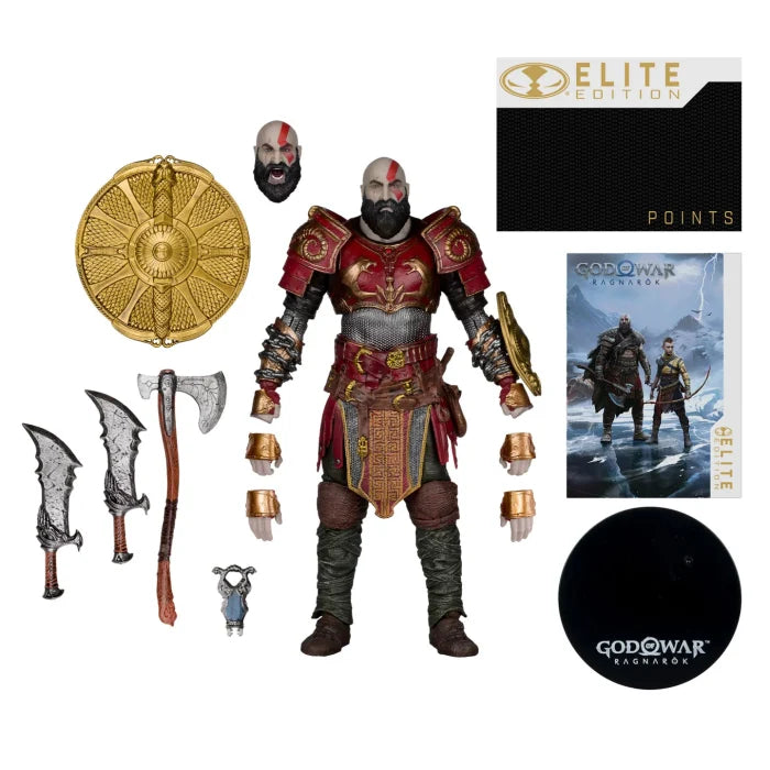 God of War Ragnarok McFarlane Elite Edition Kratos Ares Armor Deluxe