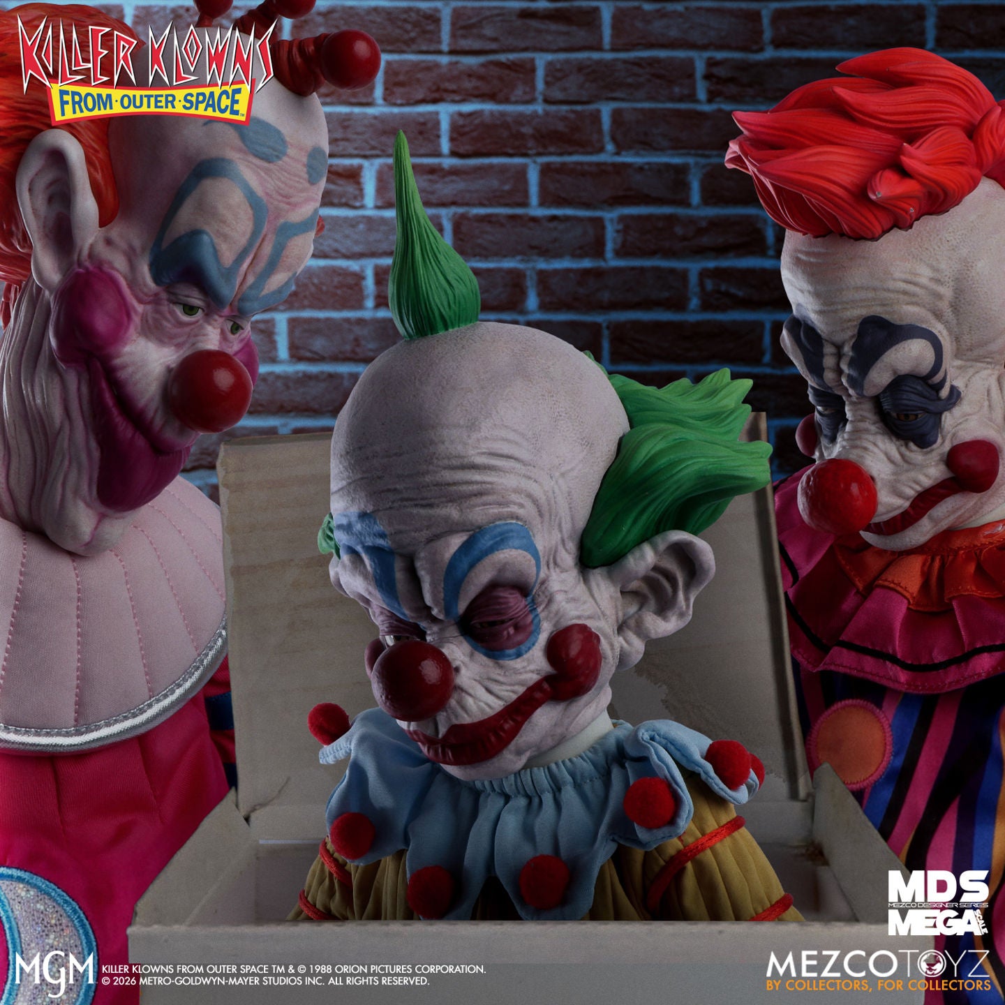 Killer Klowns from Outer Space Mezco Designer Series Mega Scale Shorty Doll