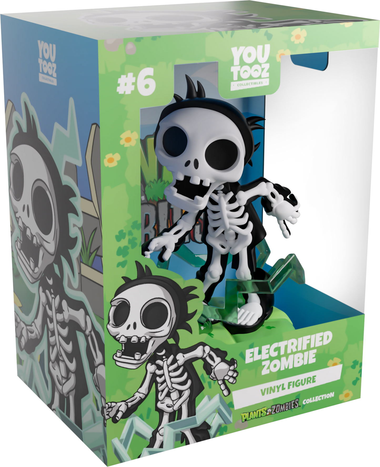 Plants vs. Zombies Electrified Zombie Vinyl Figure