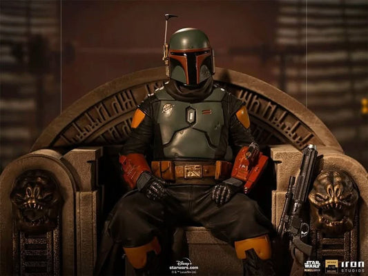 BOBA FETT ON THRONE 1:10 THE MANDALORIAN