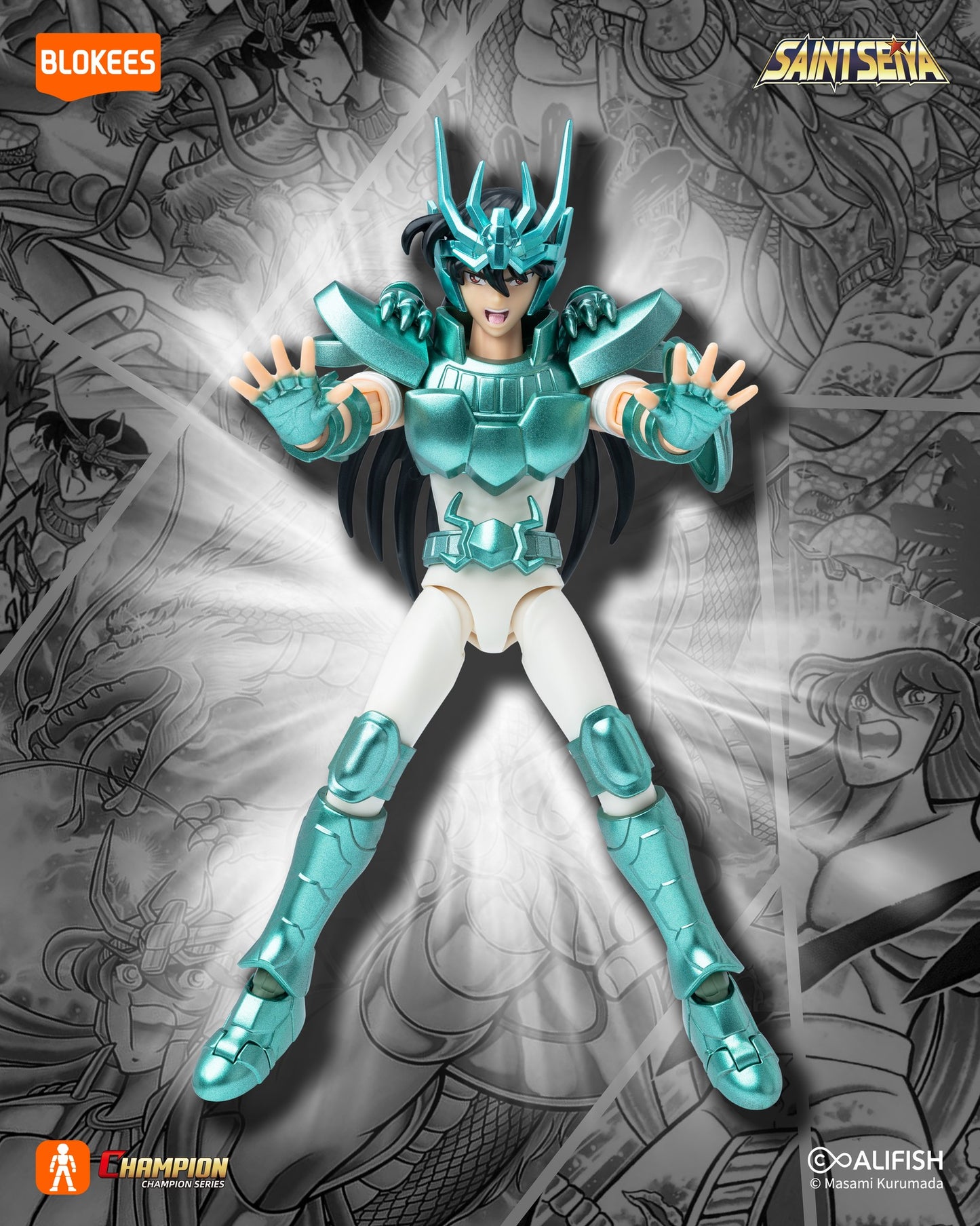 Saint Seiya Champion Class Dragon Shiryu Model Kit