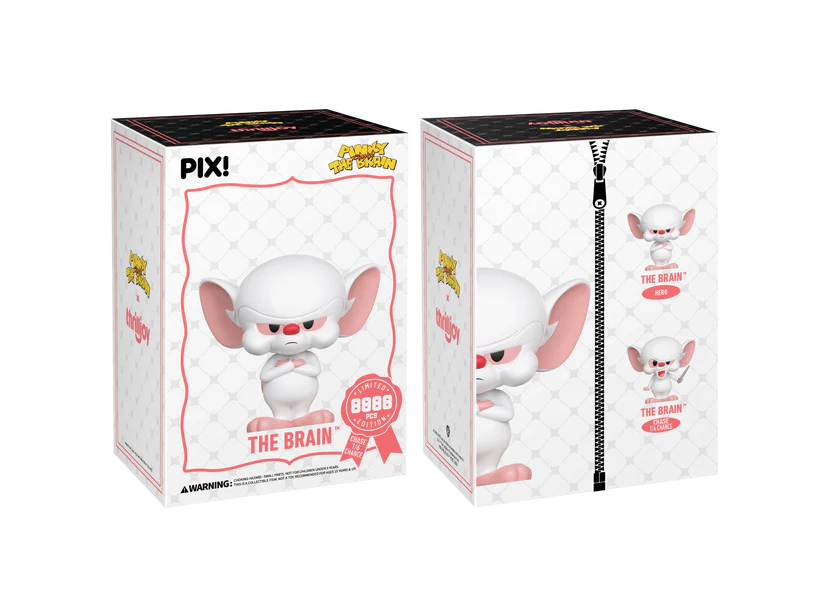 The Brain Pondering World PIX! Pinky and The Brain Limited Edition Figure