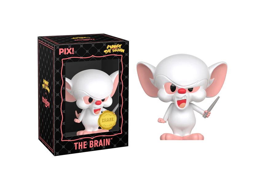 The Brain Pondering World PIX! Pinky and The Brain Limited Edition Figure