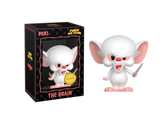 The Brain Pondering World PIX! Pinky and The Brain Limited Edition Figure
