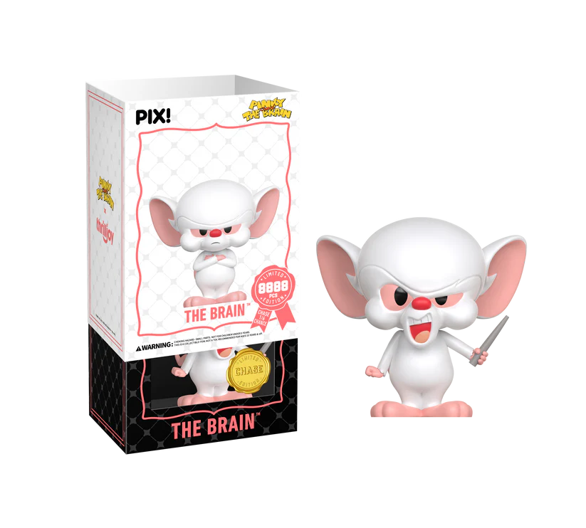 The Brain Pondering World PIX! Pinky and The Brain Limited Edition Figure