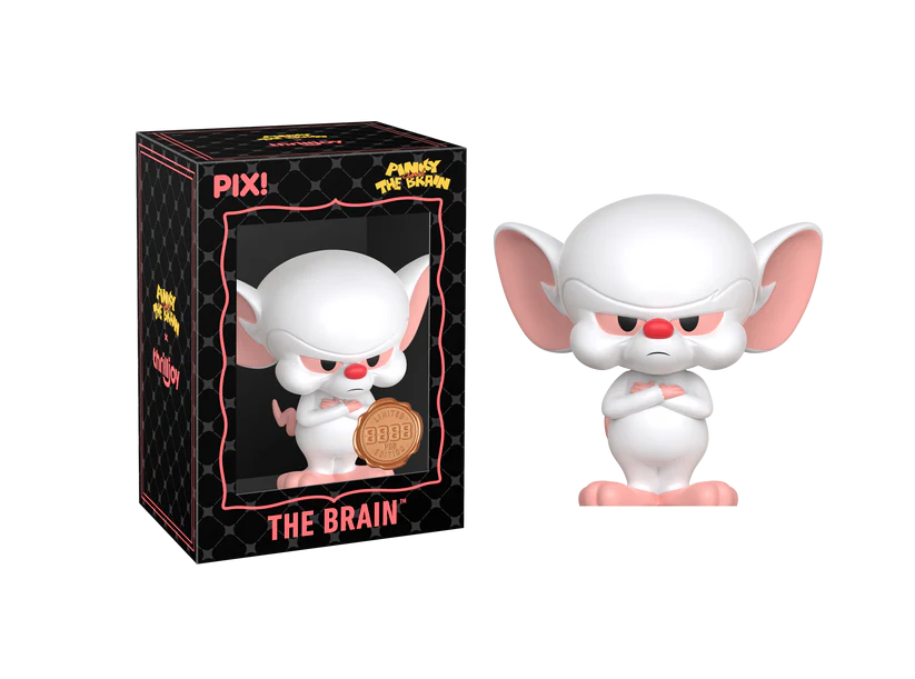 The Brain Pondering World PIX! Pinky and The Brain Limited Edition Figure