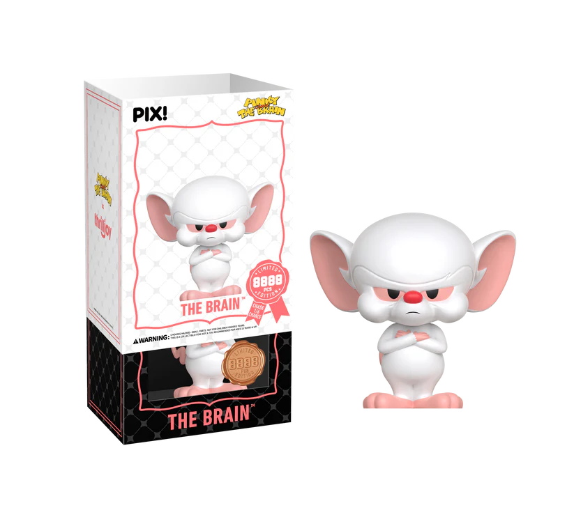 The Brain Pondering World PIX! Pinky and The Brain Limited Edition Figure