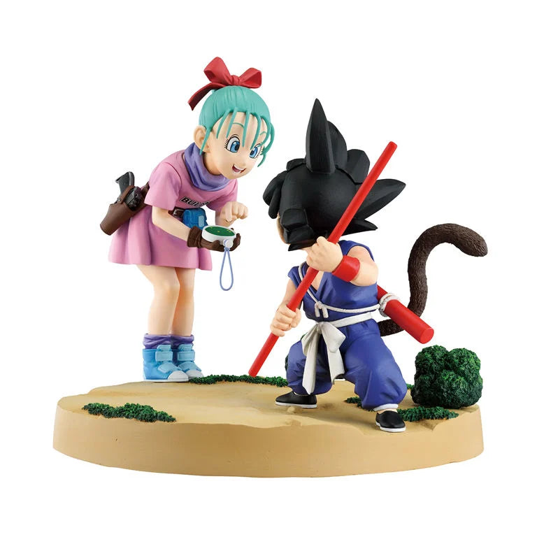 Dragon Ball Masterlise Ichibansho Goku & Bulma (Fantastic Adventure 3) Figure