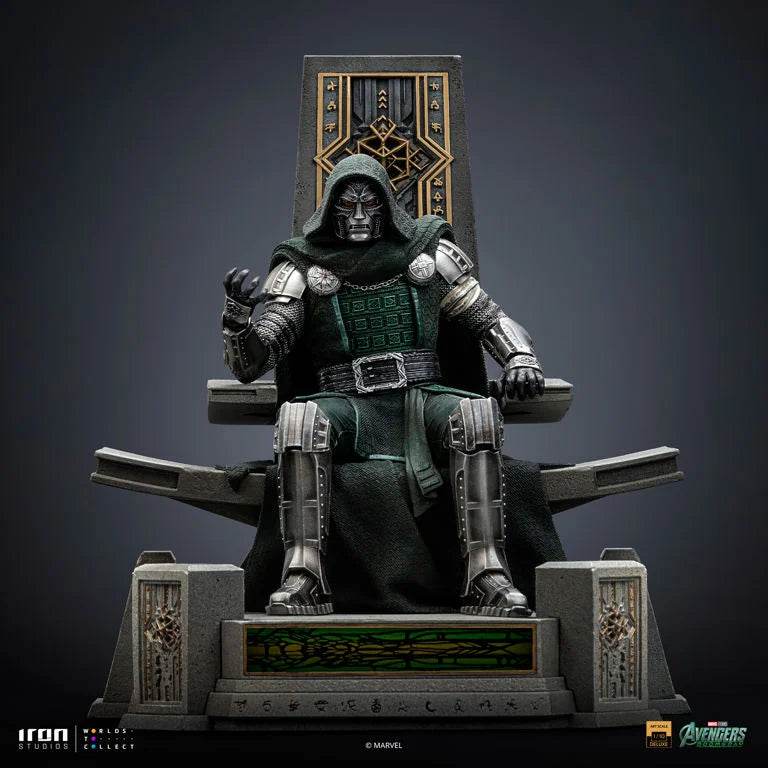 Avengers Doomsday Doctor Doom on Throne 1/10 Art Scale Statue