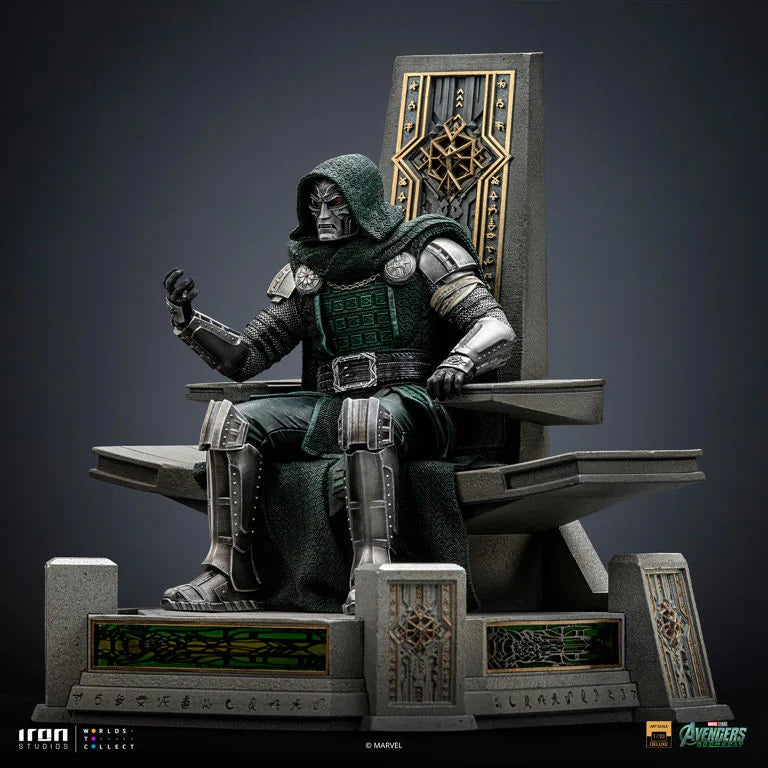 Avengers Doomsday Doctor Doom on Throne 1/10 Art Scale Statue