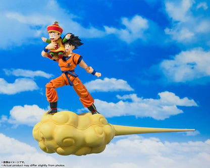 Dragon Ball Z SH Figuarts Son Goku and Son Gohan Childhood with Nimbus Cloud