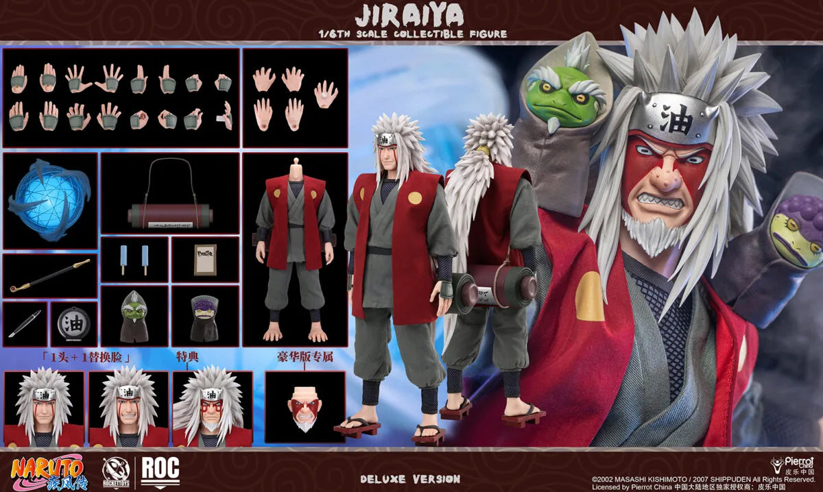 Naruto Shippuden Rocket Toys Jiraiya Deluxe