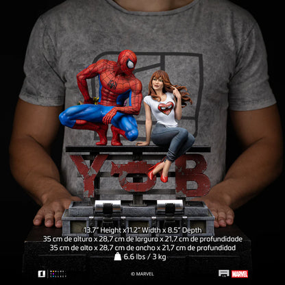 Marvel Comics Spider-man and Mary Jane - Art Scale 1/10
