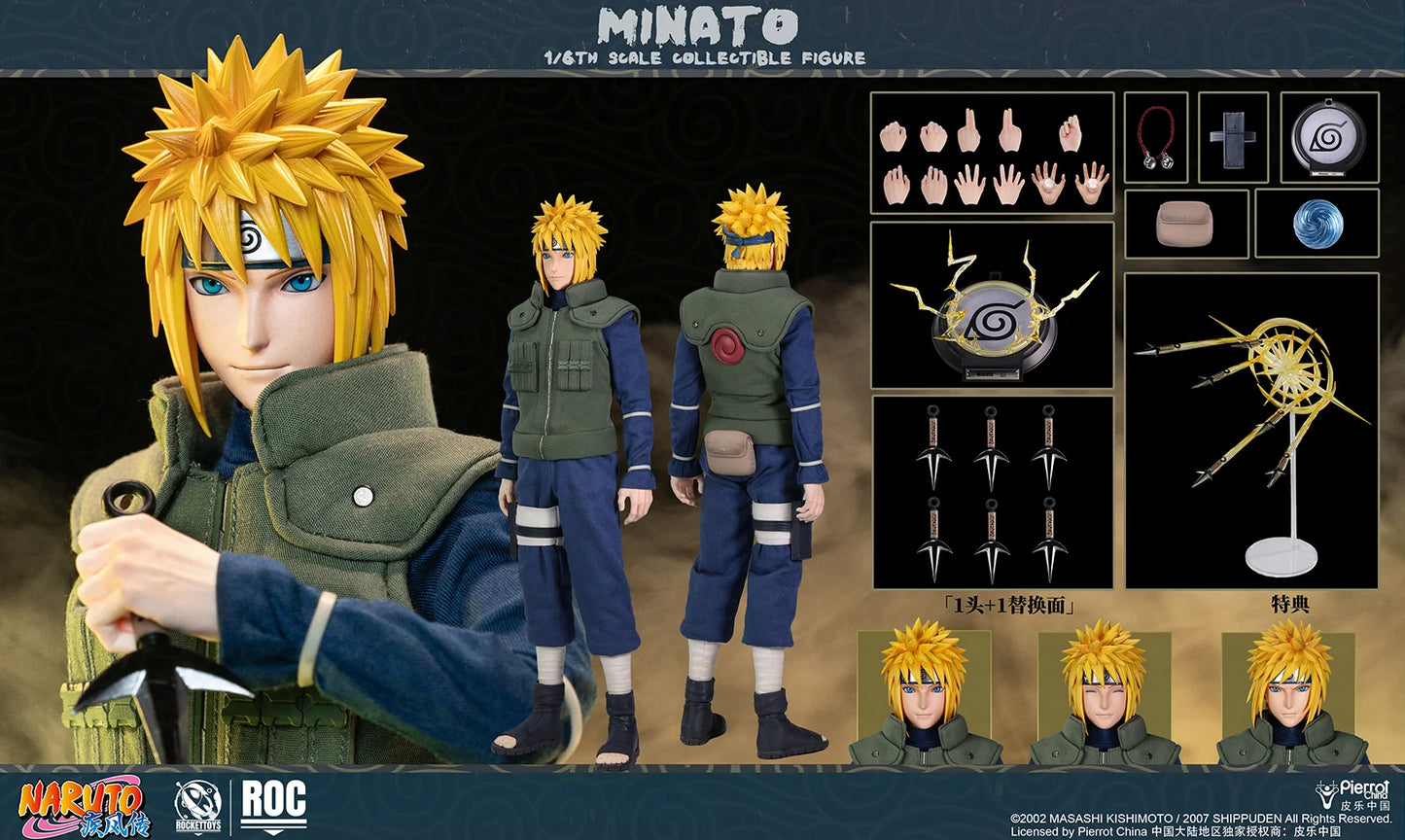 Naruto Shippuden Rocket Toys Namikaze Minato Yellow Flash Version