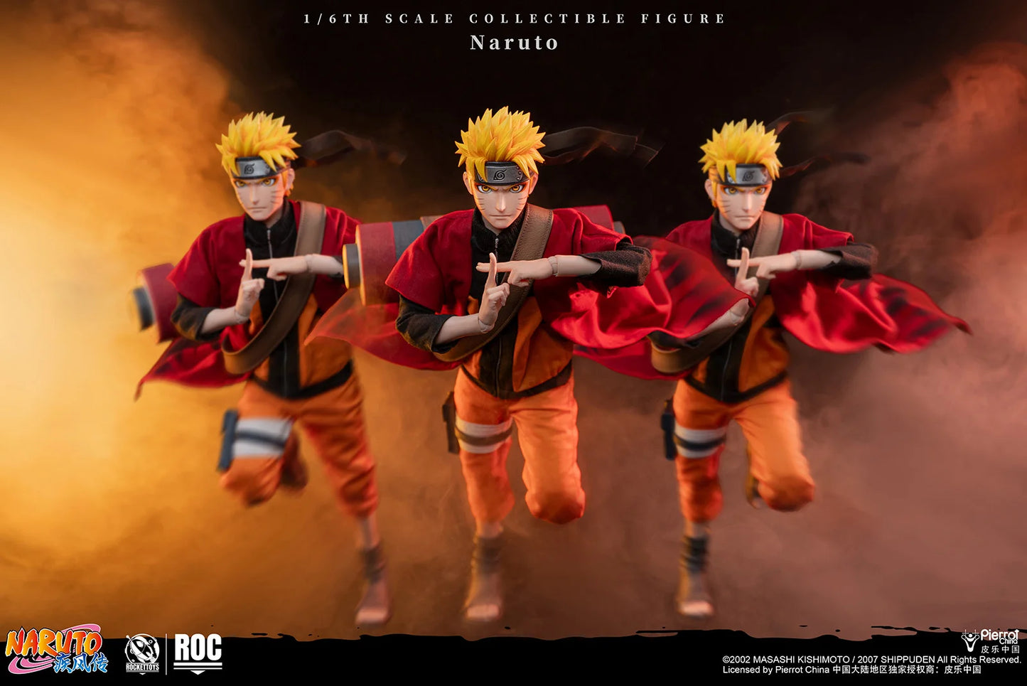 Naruto Shippuden Rocket Toys Uzumaki Naruto Modo Sabio