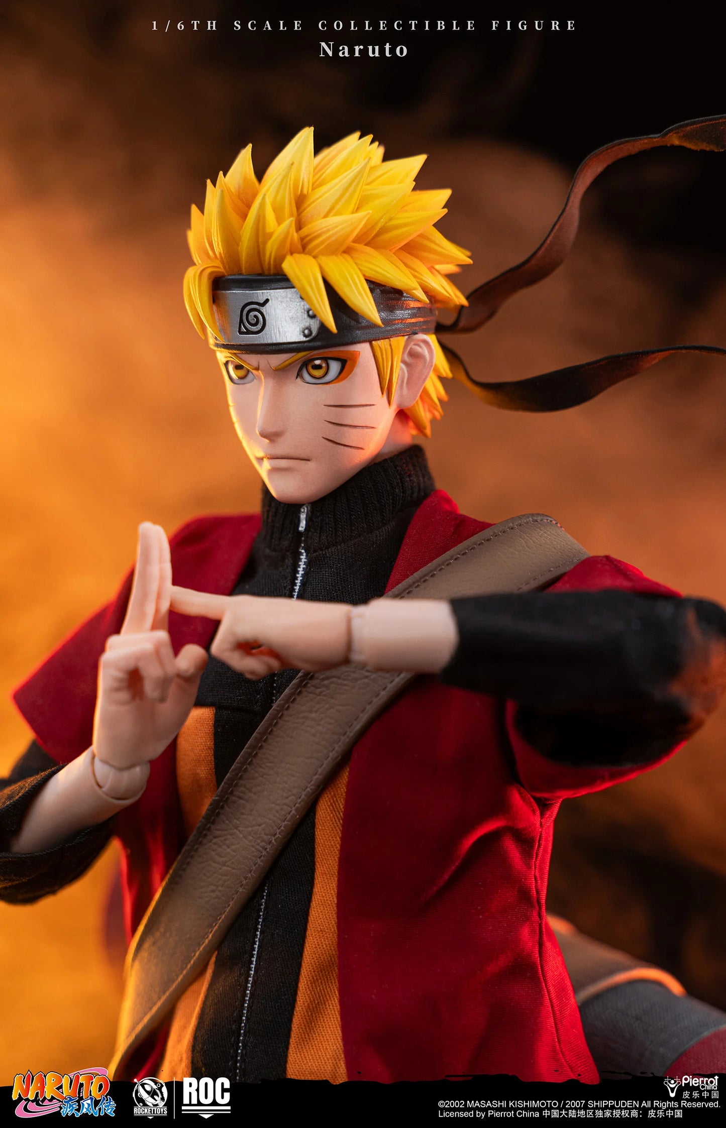 Naruto Shippuden Rocket Toys Uzumaki Naruto Modo Sabio