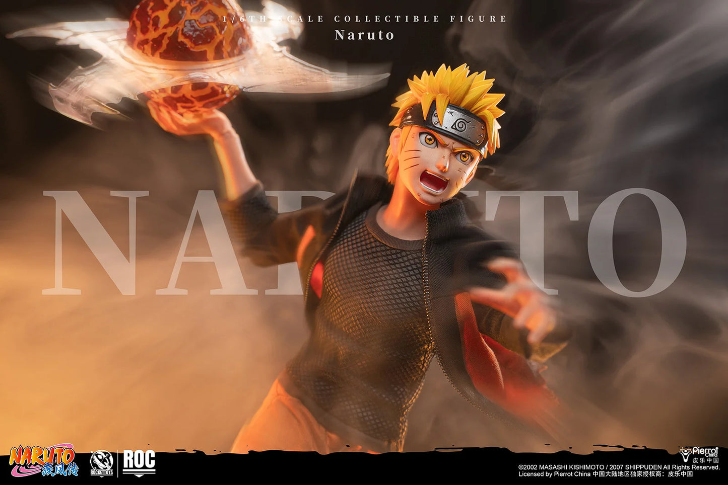 Naruto Shippuden Rocket Toys Uzumaki Naruto Battle Damage