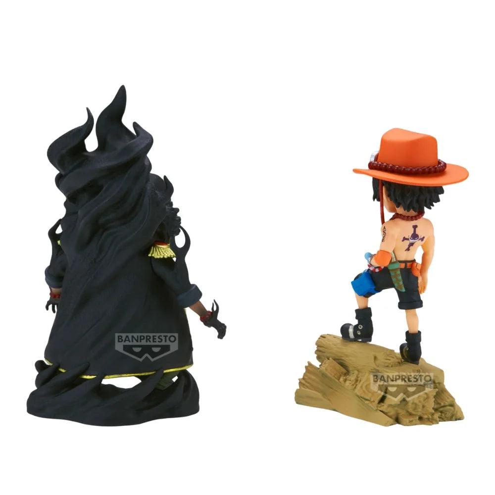 One Piece World Collectable Figur- Portgas D. Ace vs Marshall D. Teach
