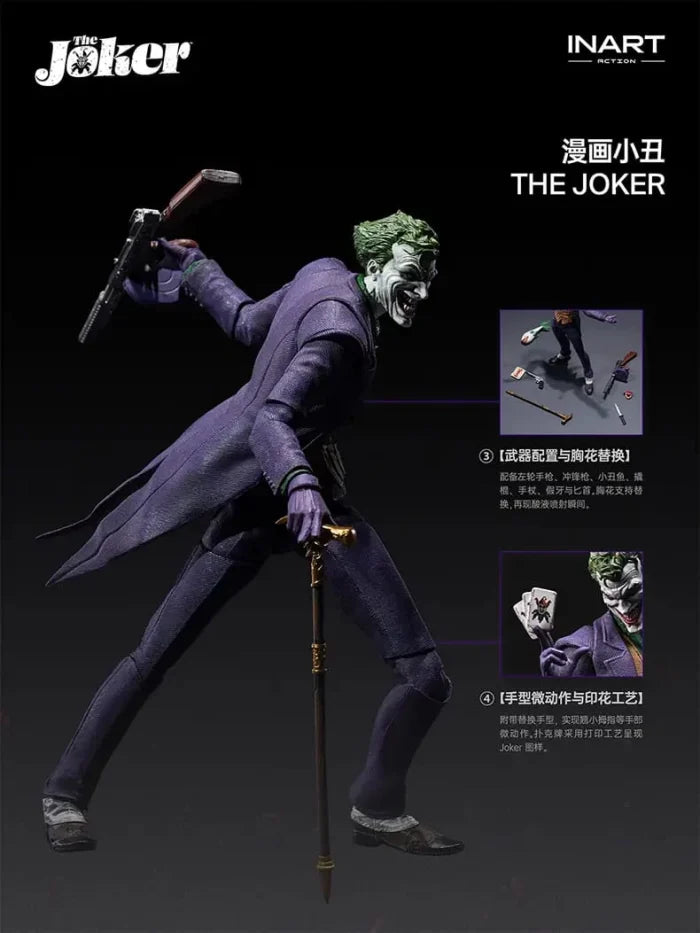 DC Comics InArt The Joker 1/12 Scale Action Figure