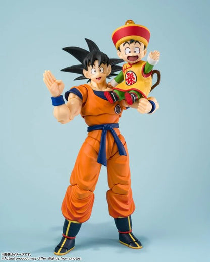 Dragon Ball Z SH Figuarts Son Goku and Son Gohan Childhood with Nimbus Cloud