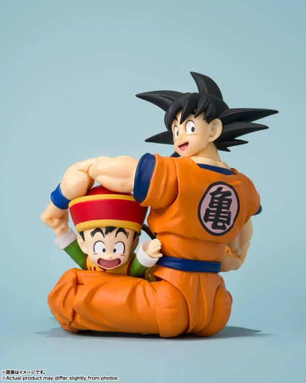 Dragon Ball Z SH Figuarts Son Goku and Son Gohan Childhood with Nimbus Cloud