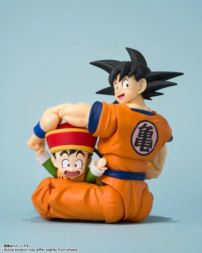 Dragon Ball Z SH Figuarts Son Goku and Son Gohan Childhood with Nimbus Cloud
