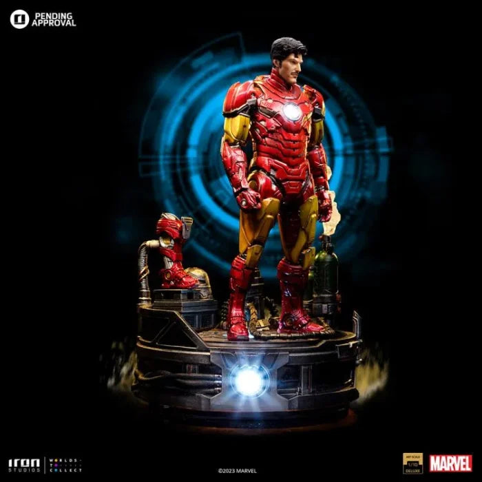 Iron Man Unleashed Iron Man Deluxe 1/10 Art Scale Limited Edition Statue