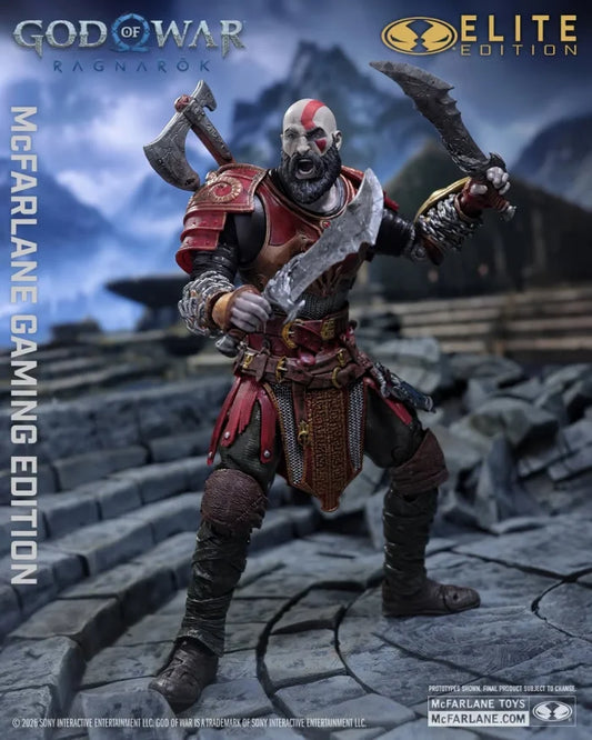 God of War Ragnarok McFarlane Elite Edition Kratos Ares Armor Deluxe