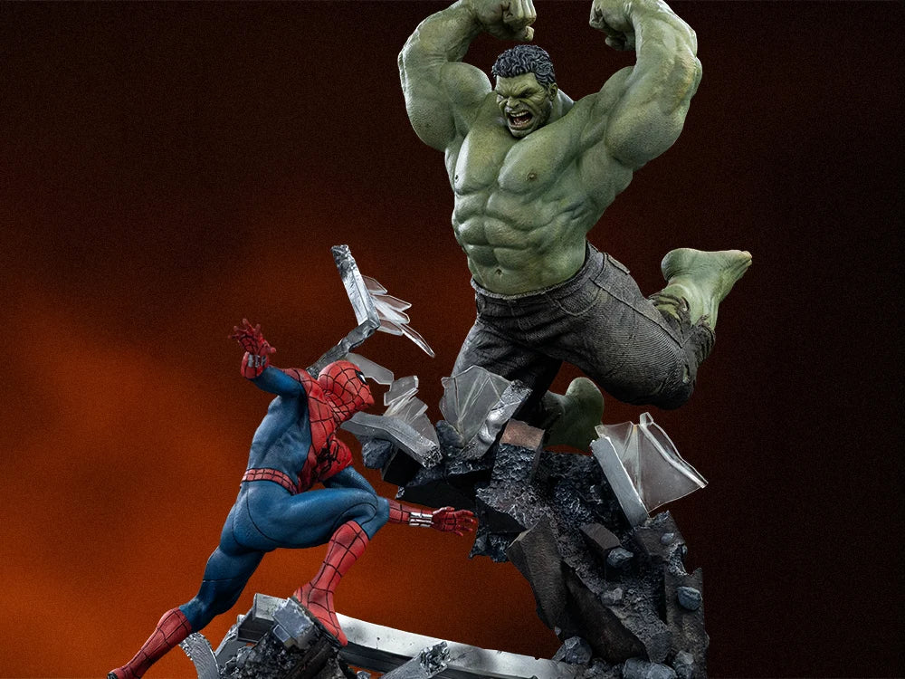 Spider Man Brand New Day Spider Man vs Hulk 1/10 Art Scale