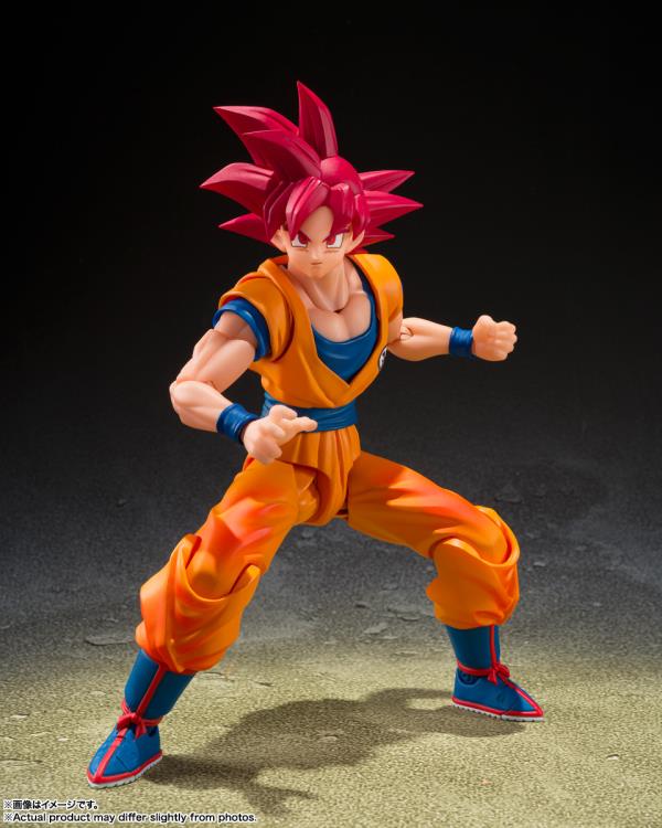 Dragon Ball Super S.H.Figuarts Super Saiyan God Goku (God Aura) Action Figure