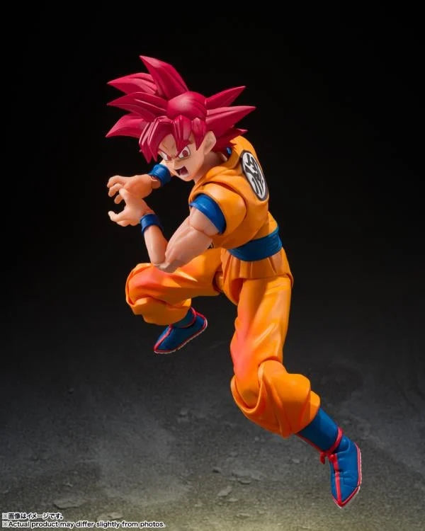 Dragon Ball Super S.H.Figuarts Super Saiyan God Goku (God Aura) Action Figure