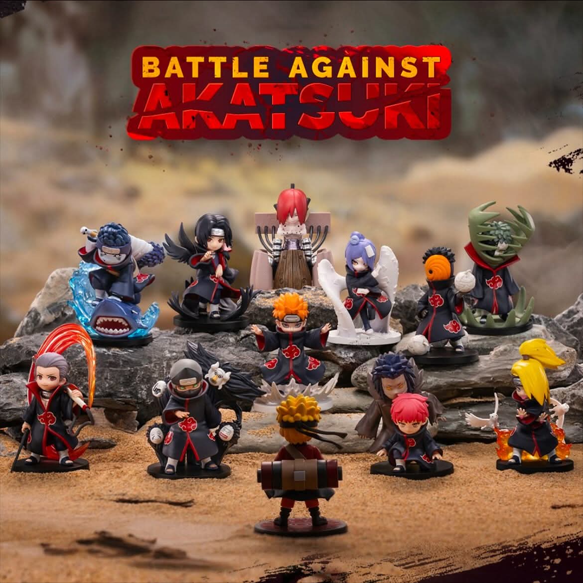 Pop Mart Naruto Shippuden Battle Against Akatsuki (Box 10 unidades)